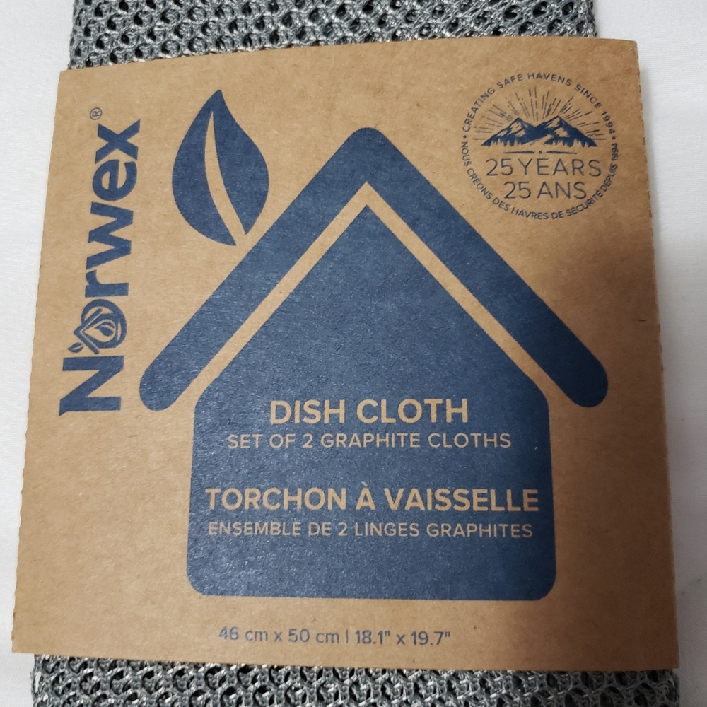 Norwex dish cloths set of 2.